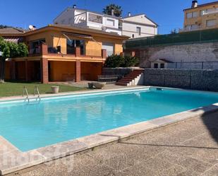 Swimming pool of House or chalet for sale in Pineda de Mar  with Air Conditioner, Terrace and Swimming Pool