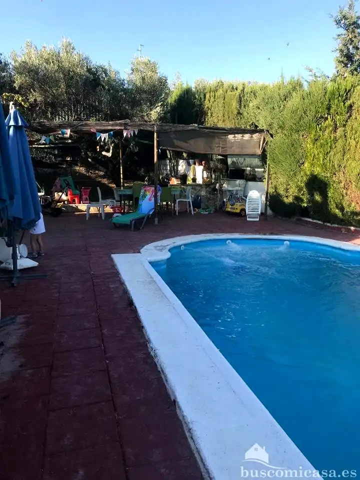 Piscina de Finca rústica en venta en Linares con Aire acondicionado, Jardín privado y Terraza