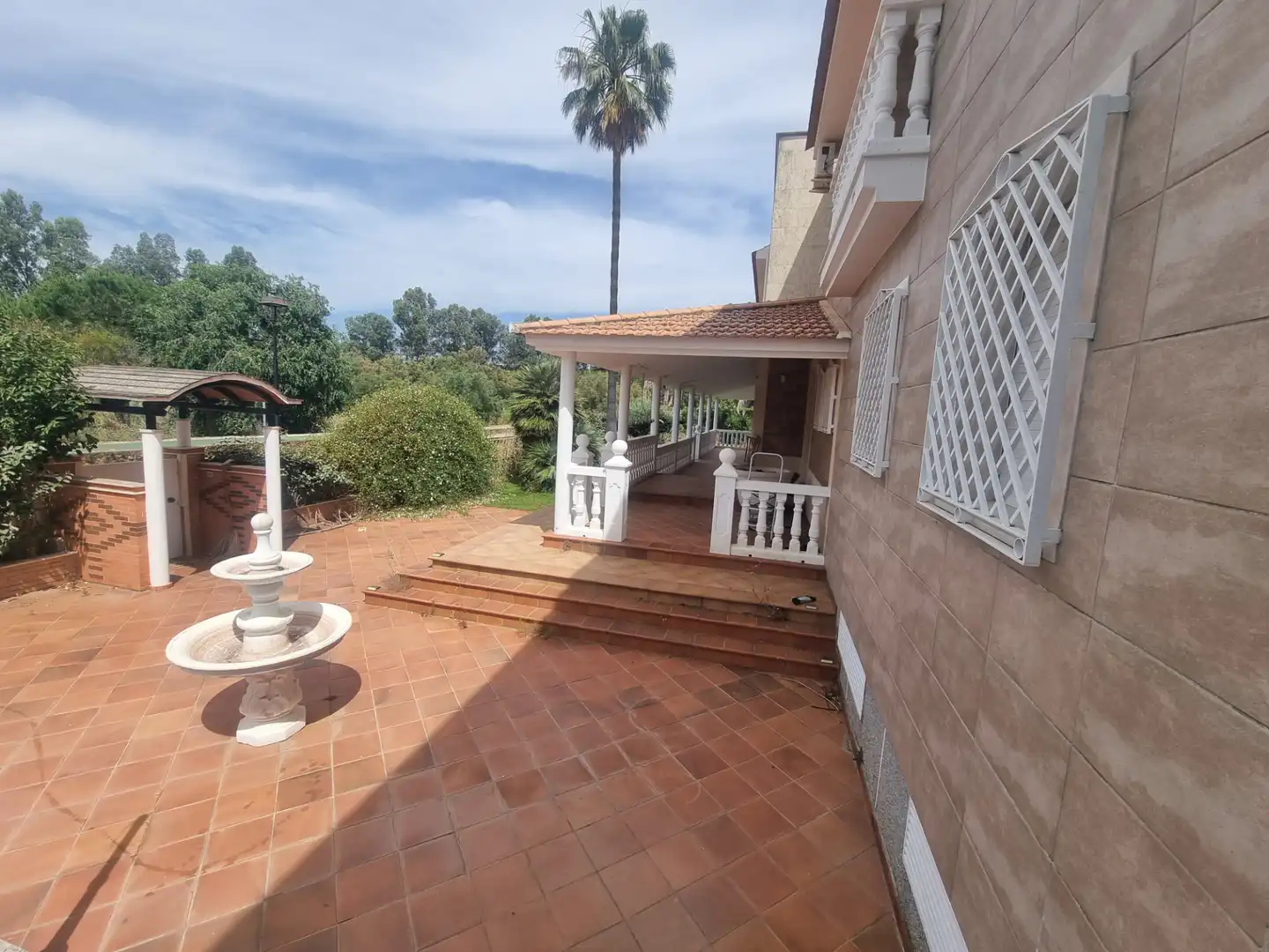 Terraza de Casa o chalet en venta en Aljaraque con Jardín privado, Terraza y Trastero