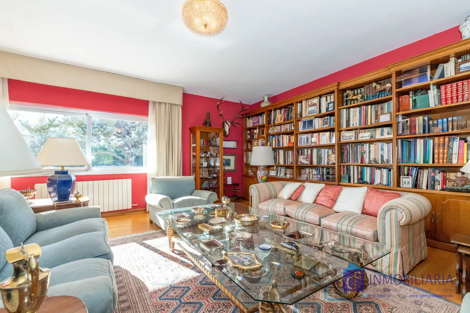 Sala de estar de Casa o chalet en venta en Zaragoza con Aire acondicionado, Calefacción y Jardín privado