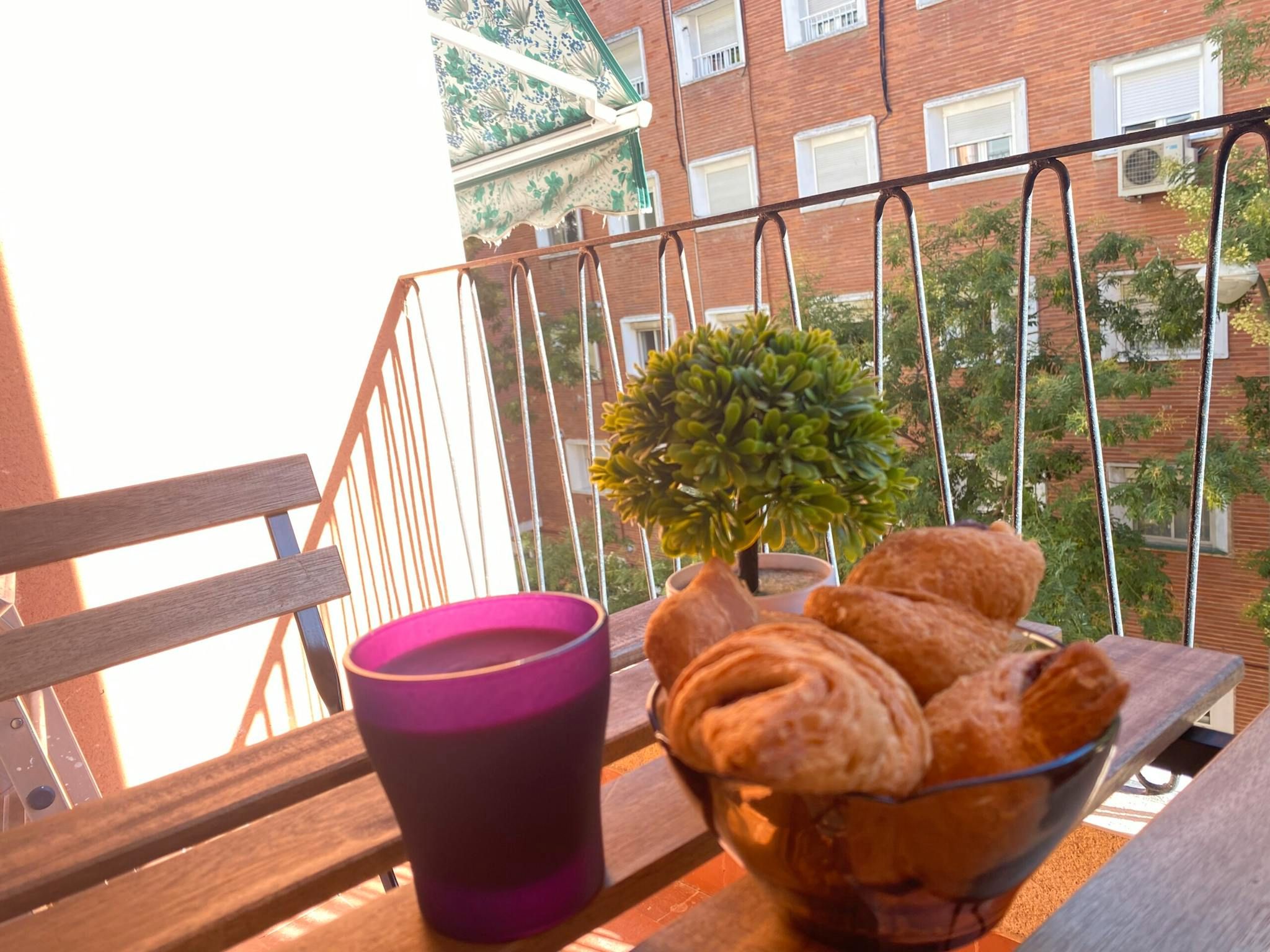 Terrassa de Pis de lloguer en  Madrid Capital amb Aire condicionat, Calefacció i Moblat