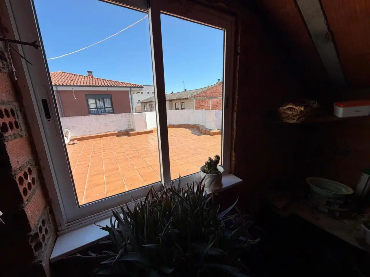 Vista exterior de Casa o xalet en venda en Villarejo de Órbigo amb Calefacció, Parquet i Terrassa
