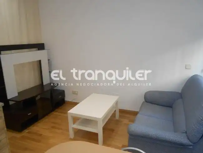 Sala de estar de Estudio de alquiler en Madrid con Aire acondicionado, Amueblado y Lavadora
