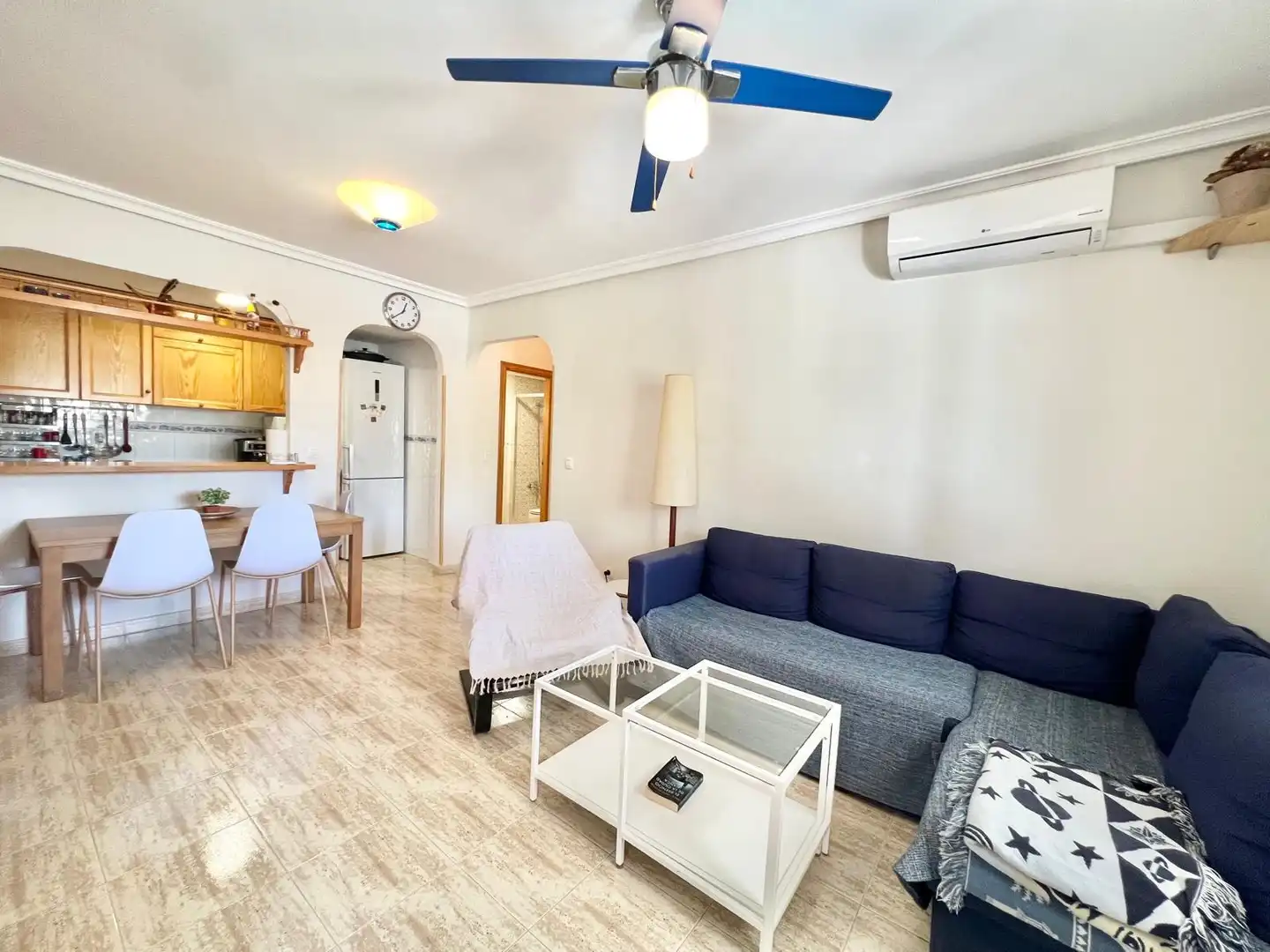 Sala de estar de Casa o chalet de alquiler en Pilar de la Horadada con Aire acondicionado, Calefacción y Terraza