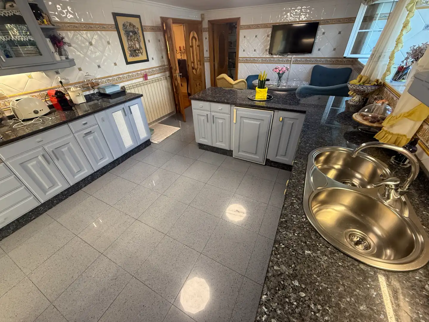 Cocina de Casa o chalet en venta en Castrillón con Calefacción, Jardín privado y Piscina