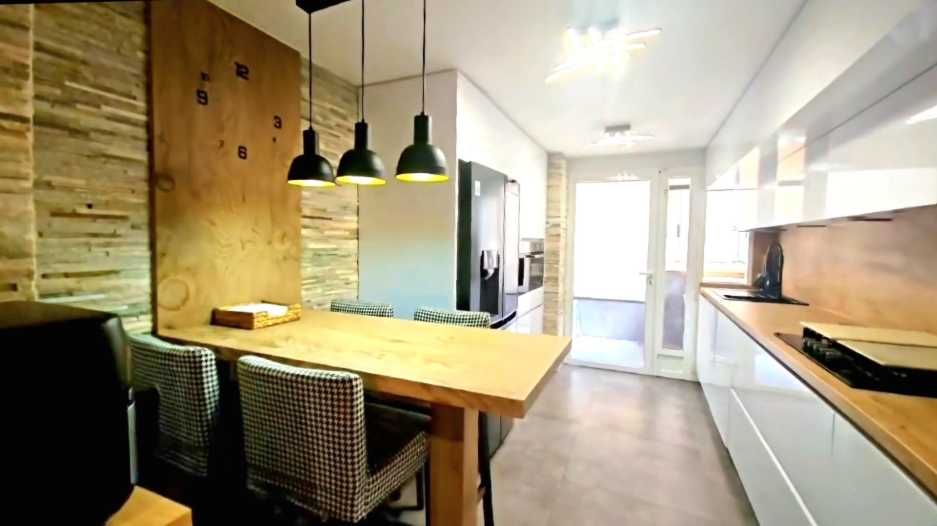 Kitchen of Flat for sale in Cartagena  with Air Conditioner, Heating and Parquet flooring