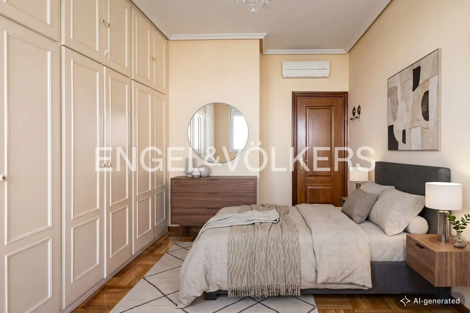 Bedroom of Flat for sale in Madrid  with Heating and Storage room