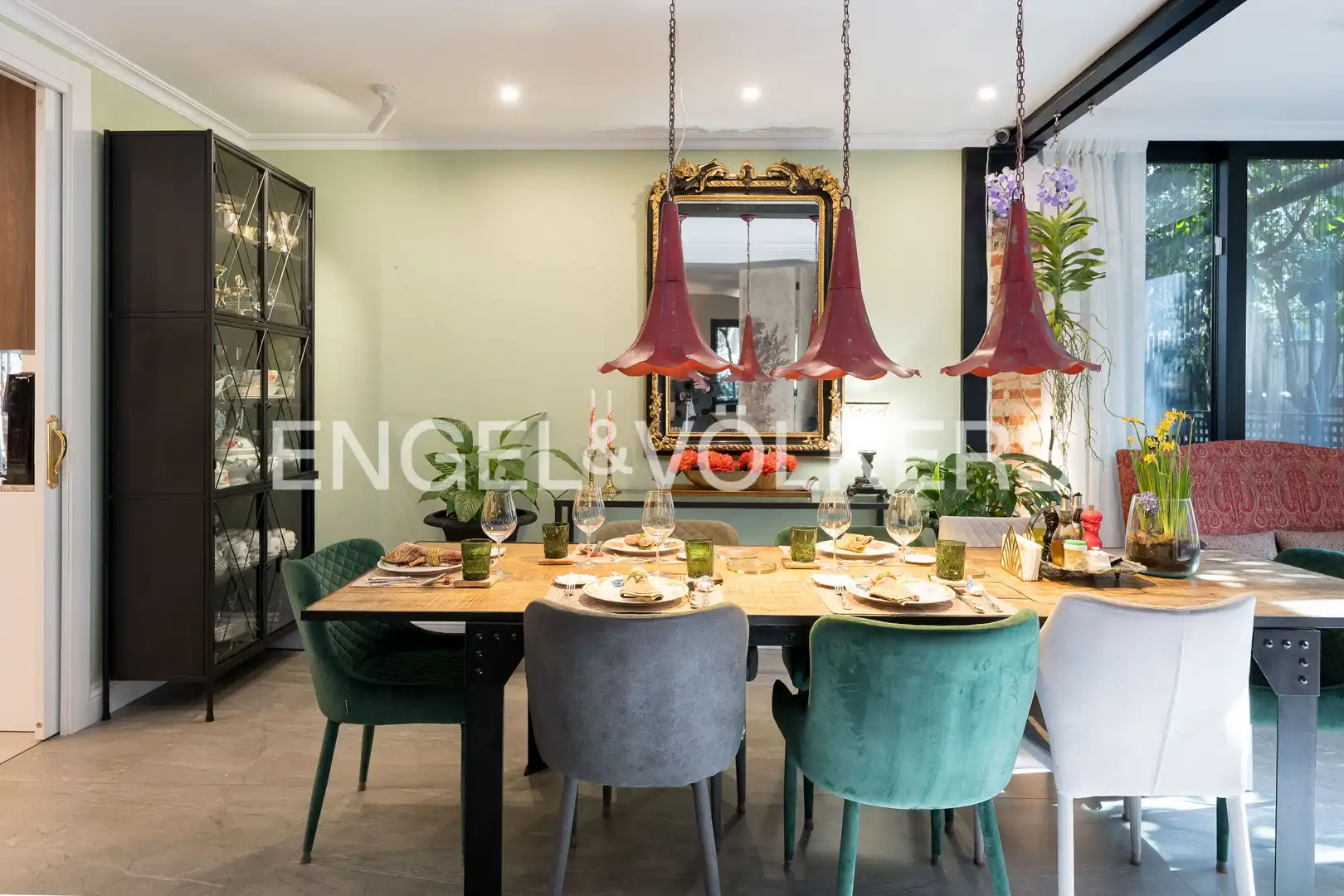 Dining room of Houses for sale in Madrid  with Air Conditioner, Heating and Private garden