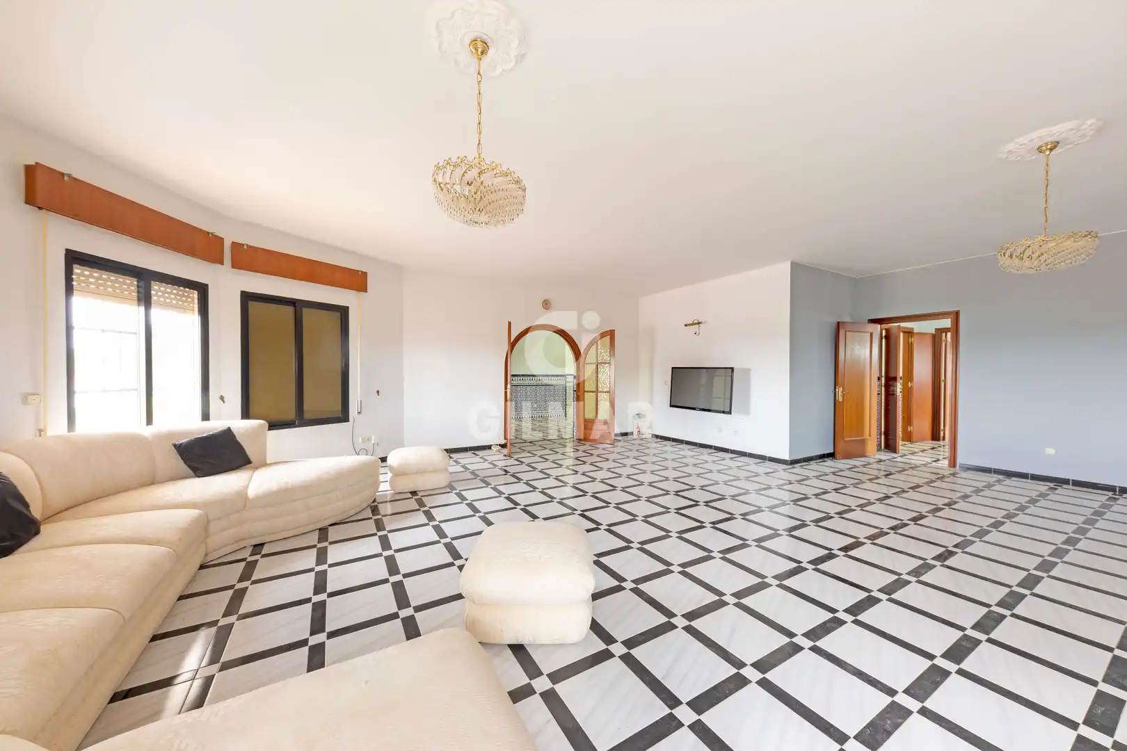 Sala de estar de Casa o chalet en venta en Benalmádena con Jardín privado y Piscina