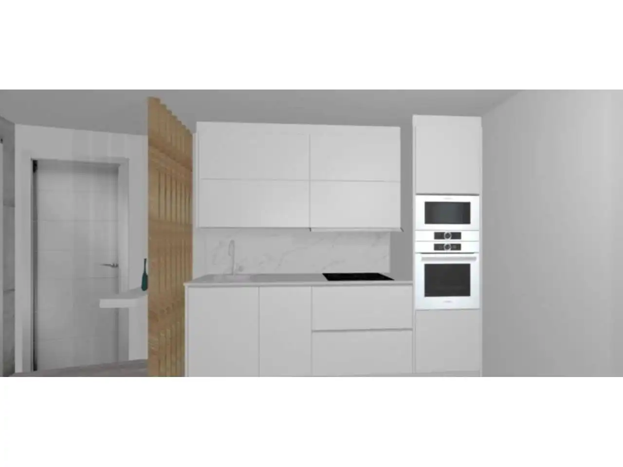 Cocina de Piso en venta en Ourense Capital  con Aire acondicionado, Calefacción y Balcón