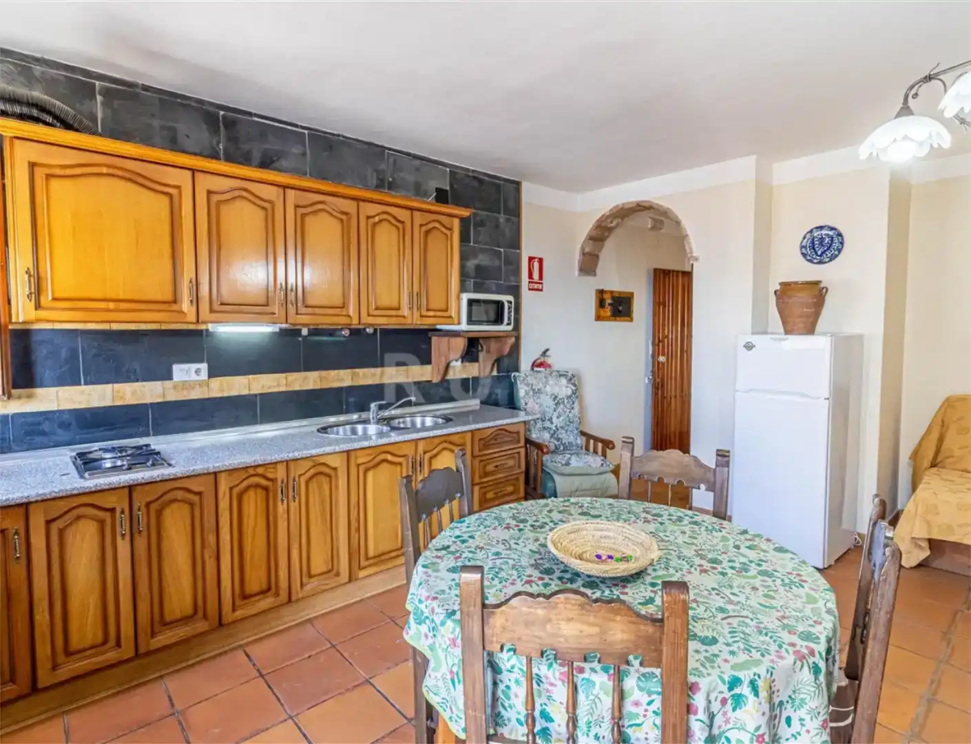 Kitchen of Apartments for sale in Bubión  with Private garden, Swimming Pool and Furnished