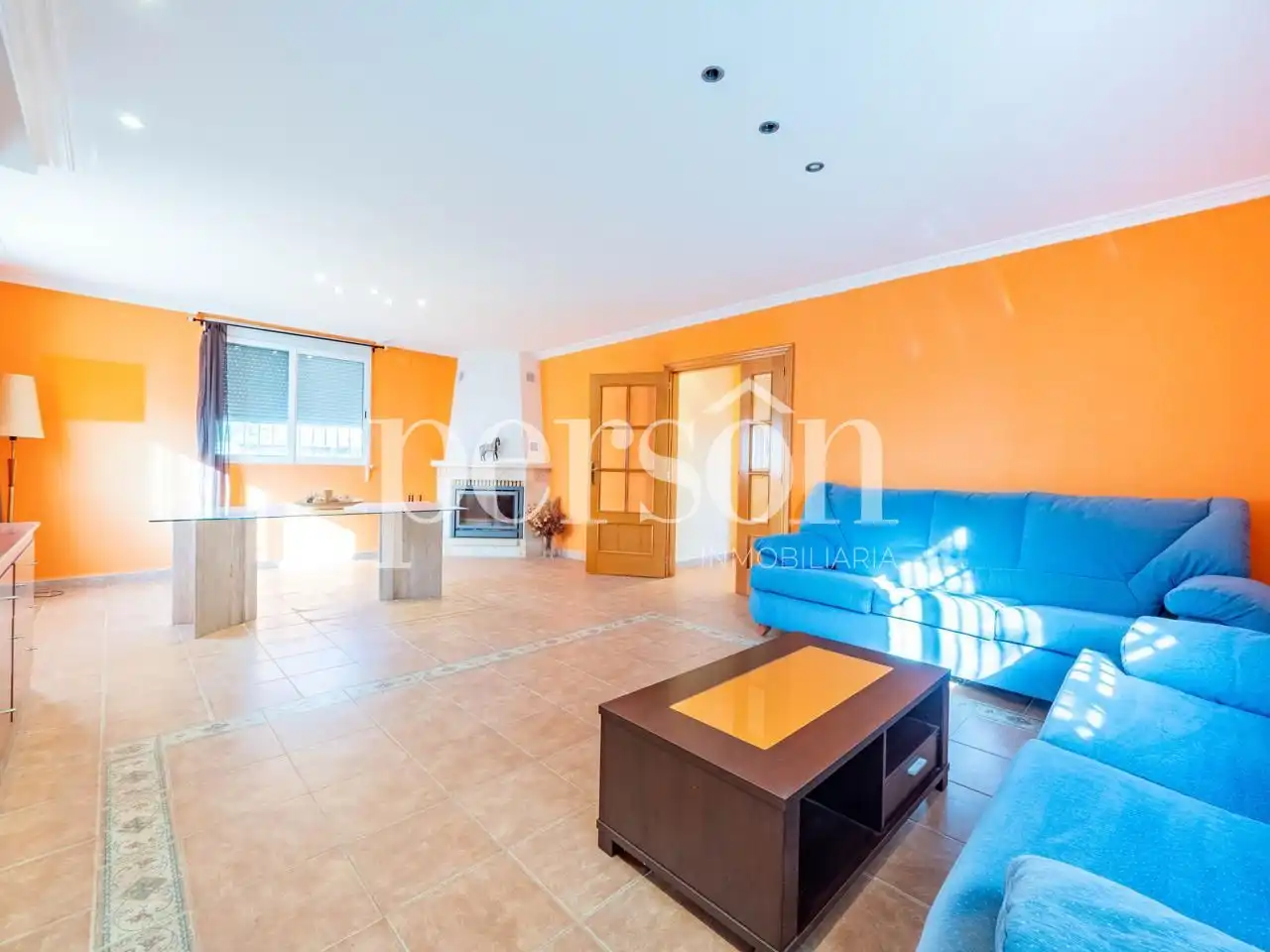 Sala de estar de Casa o chalet en venta en Chiva con Jardín privado, Terraza y Piscina