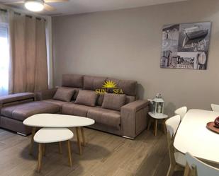 Living room of Apartment to rent in Alicante / Alacant  with Air Conditioner, Heating and Furnished