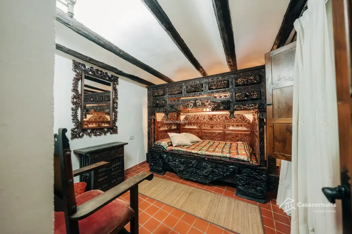 Bedroom of Houses for sale in Vilafamés  with Air Conditioner, Heating and Terrace