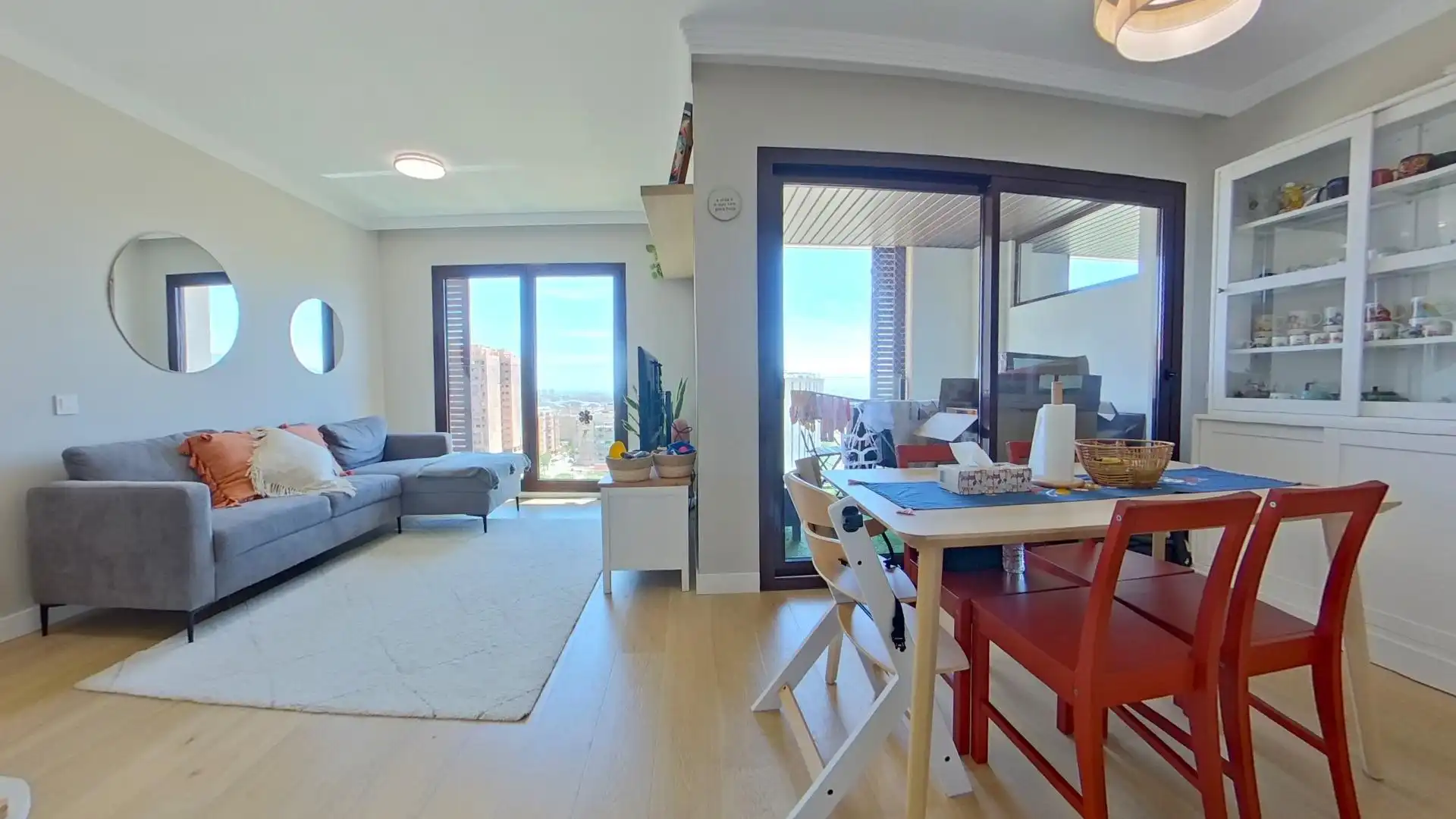 Sala de estar de Piso de alquiler en Málaga con Aire acondicionado, Calefacción y Terraza