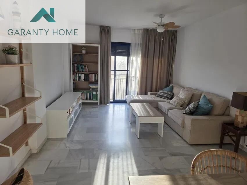 Sala d'estar de Pis de lloguer en Málaga Capital amb Aire condicionat, Calefacció i Balcó