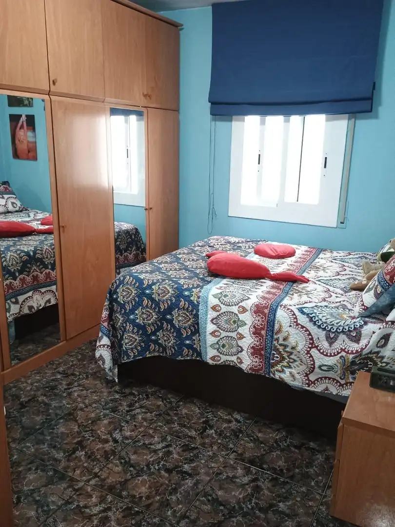 Schlafzimmer von Wohnung zum Verkauf in Vilanova i la Geltrú mit Klimaanlage, Terrasse und Möbliert