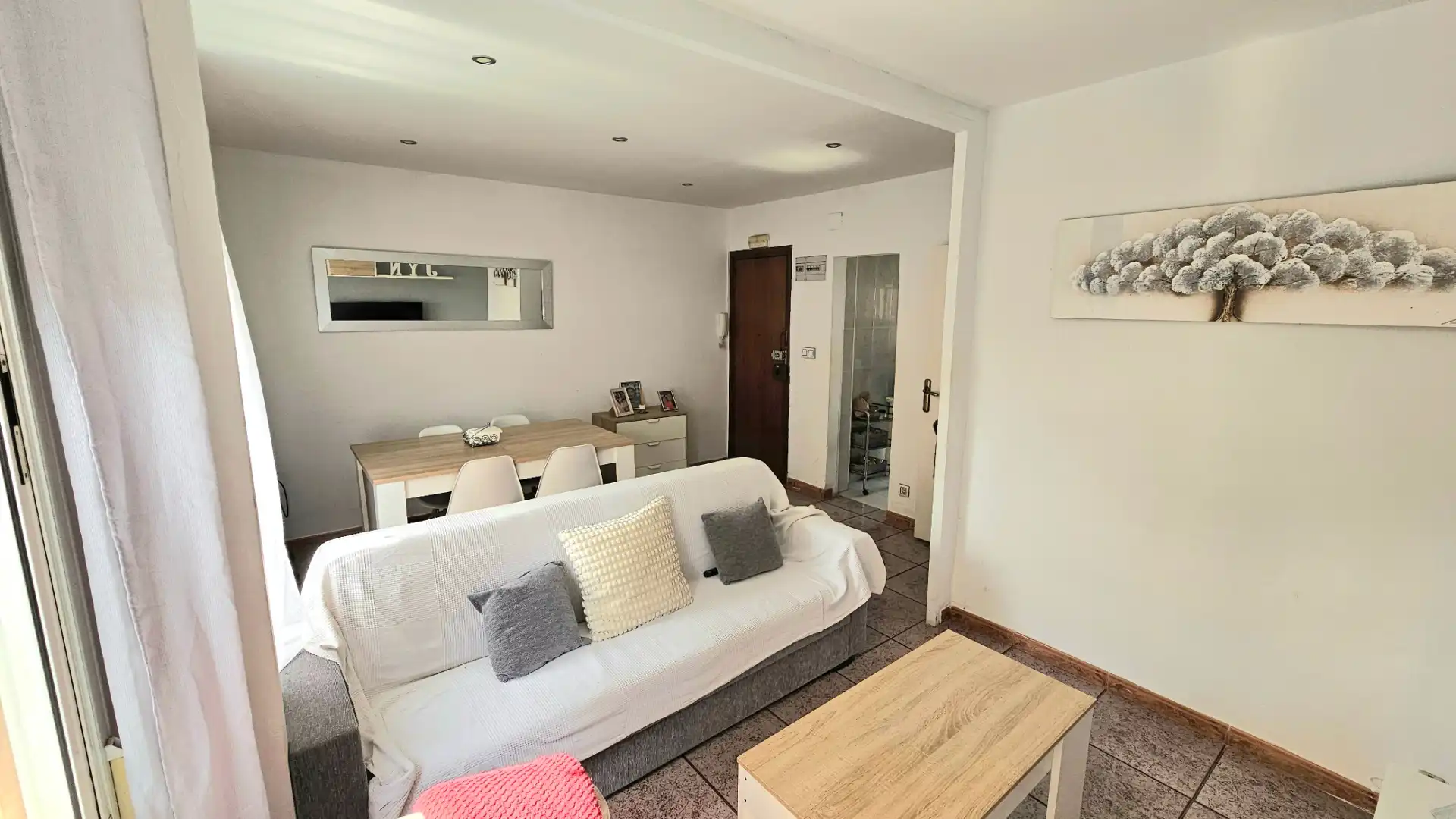 Living room of Flat for sale in Sabadell  with Heating and Furnished
