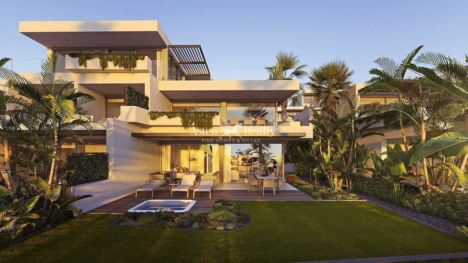 Jardí de Dúplex en venda en Guía de Isora amb Aire condicionat, Jardí privat i Terrassa