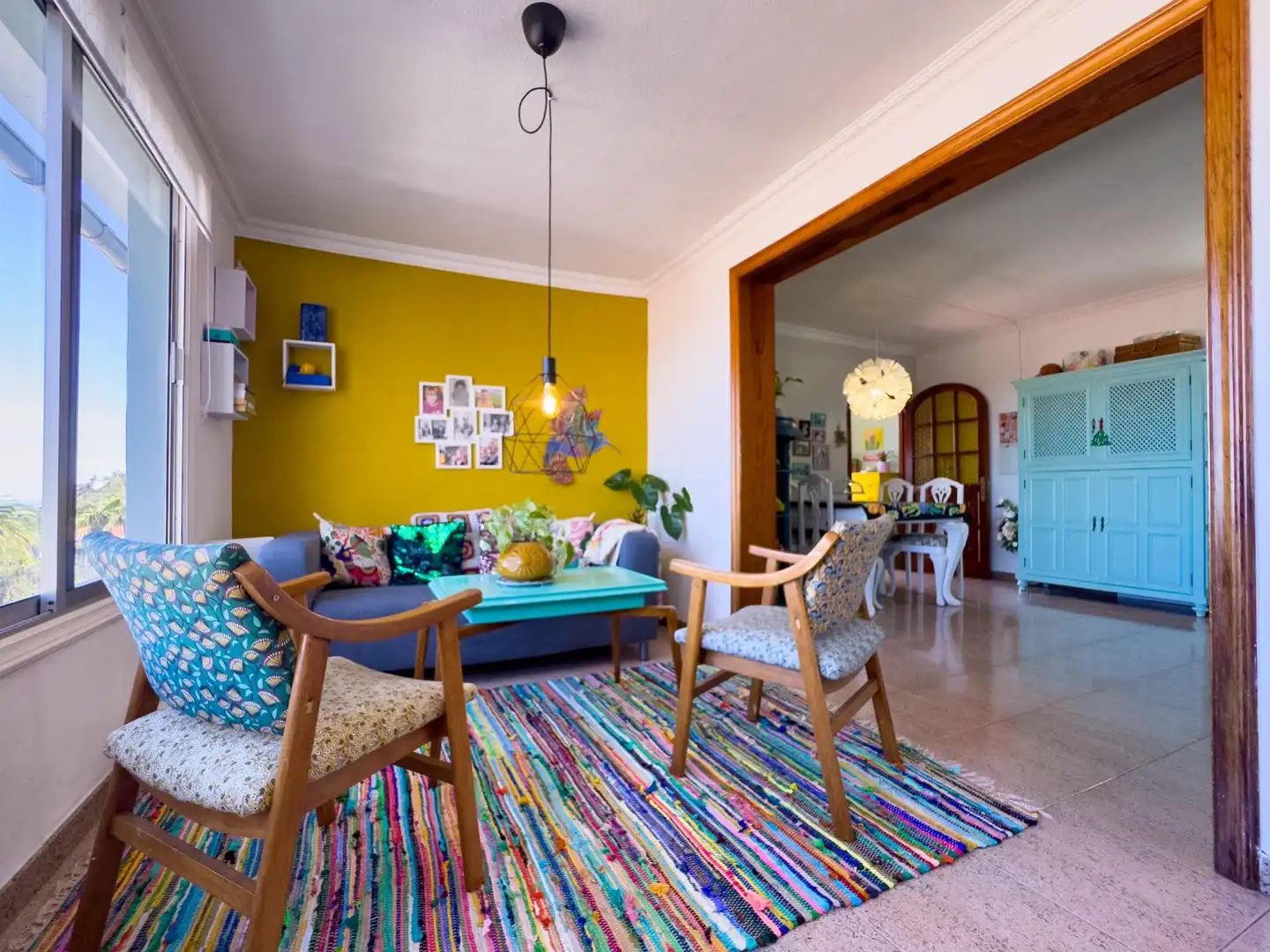 Sala d'estar de Casa o xalet en venda en La Orotava amb Jardí privat