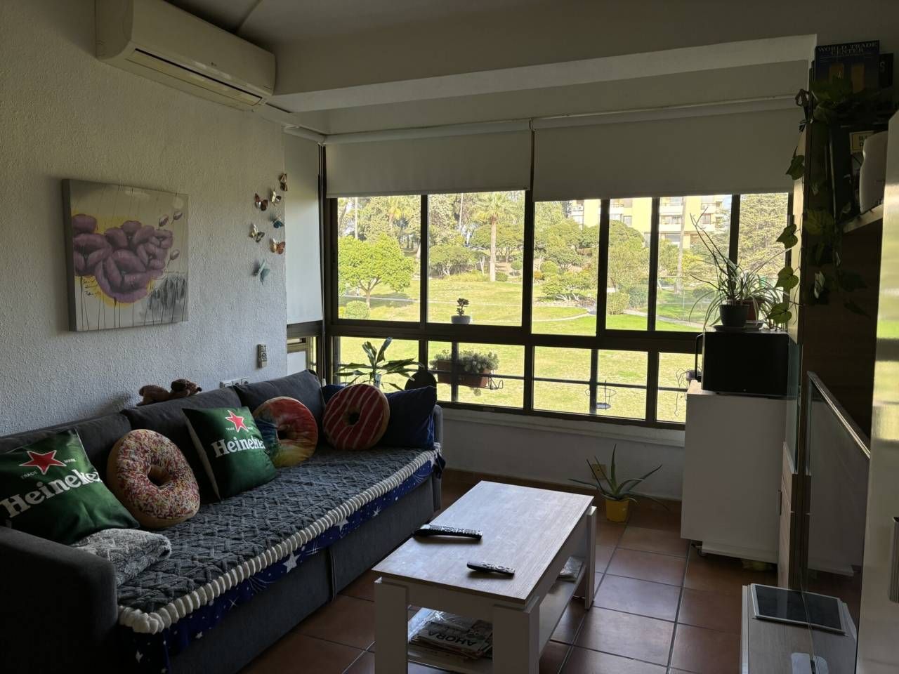 Living room of Apartment for sale in Marbella  with Air Conditioner, Furnished and Alarm
