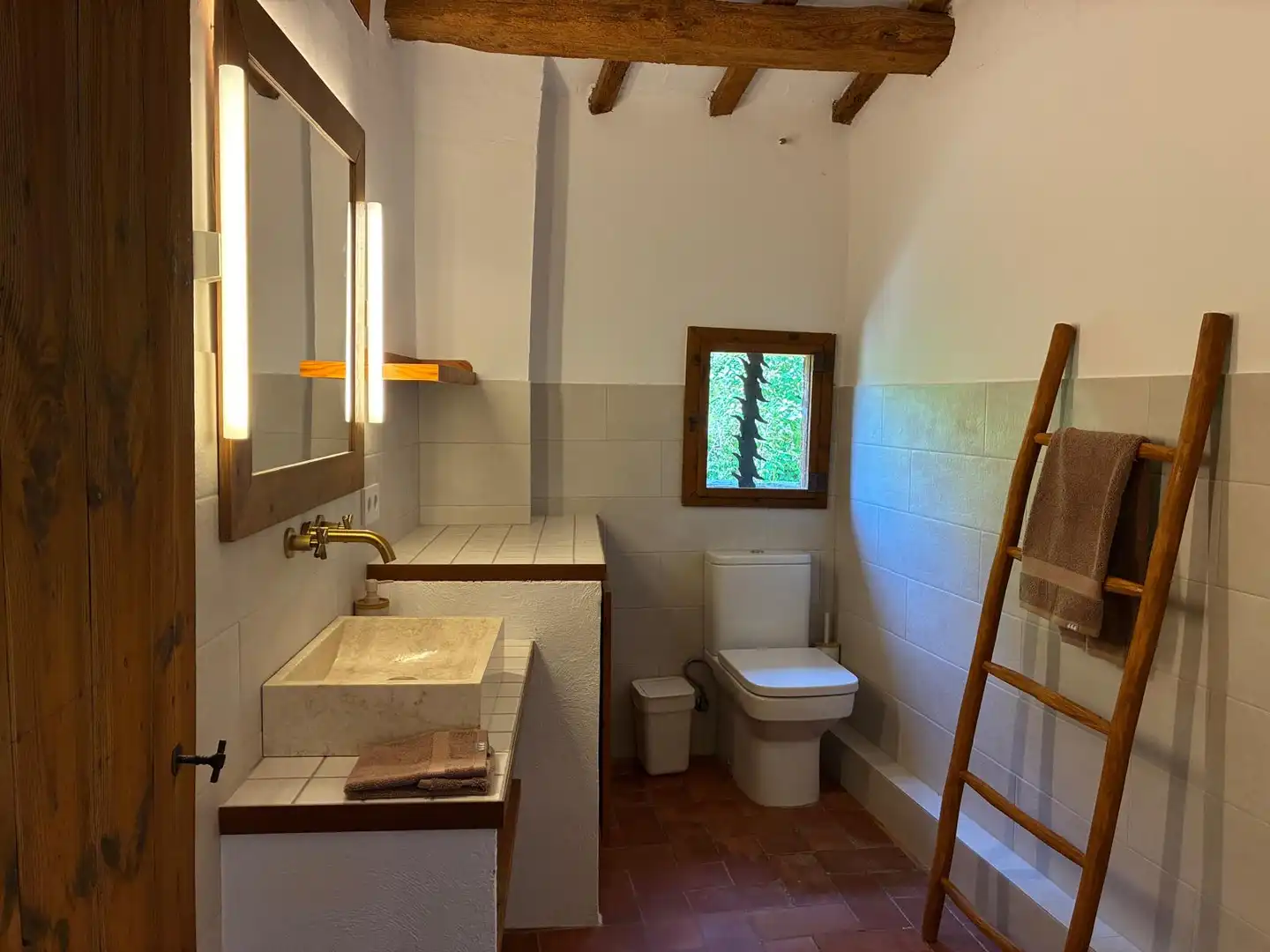 Bany de Finca rústica en venda en Borredà amb Jardí privat, Terrassa i Traster