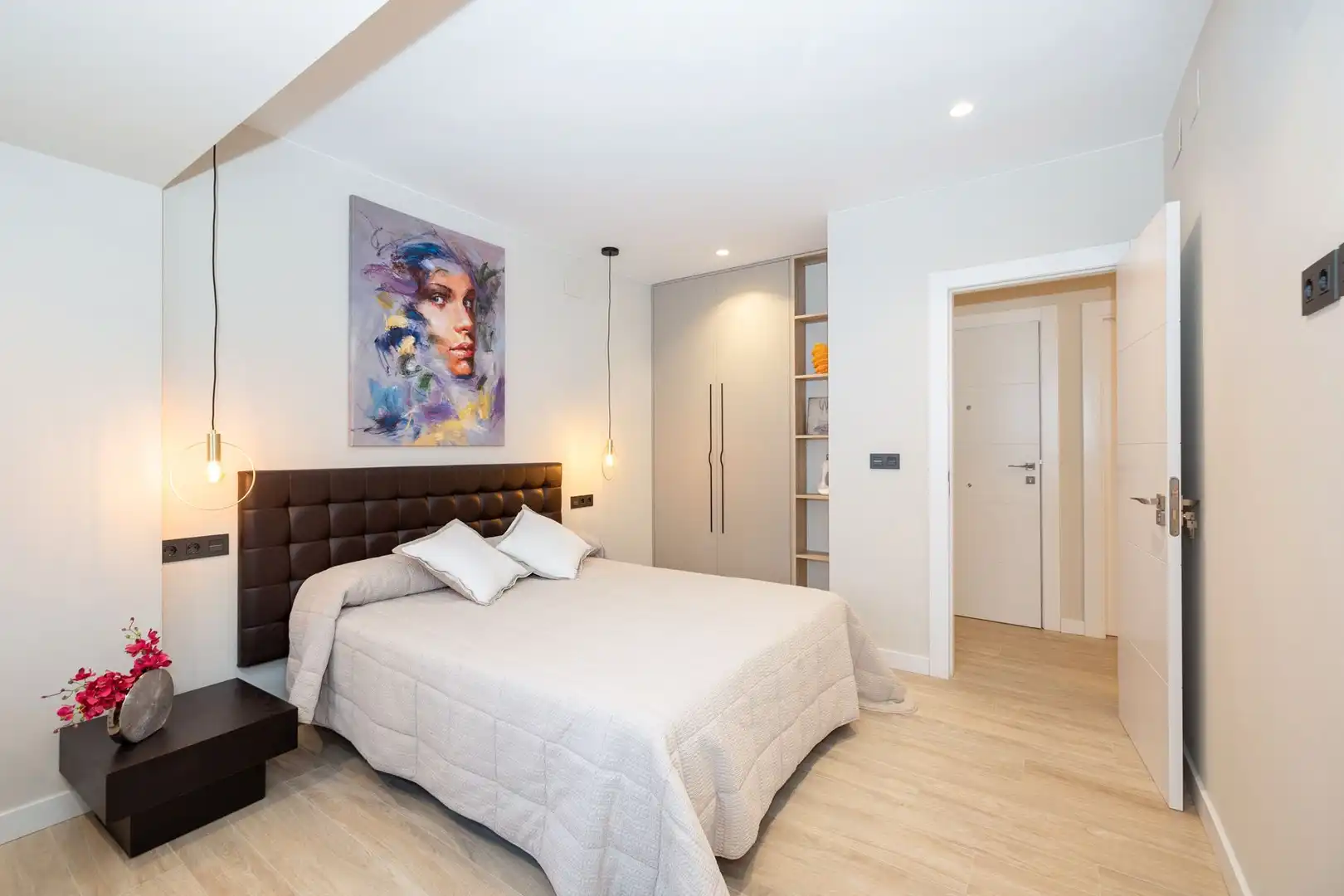 Schlafzimmer von Wohnungen zur Miete in Granada mit Klimaanlage, Heizung und Möbliert