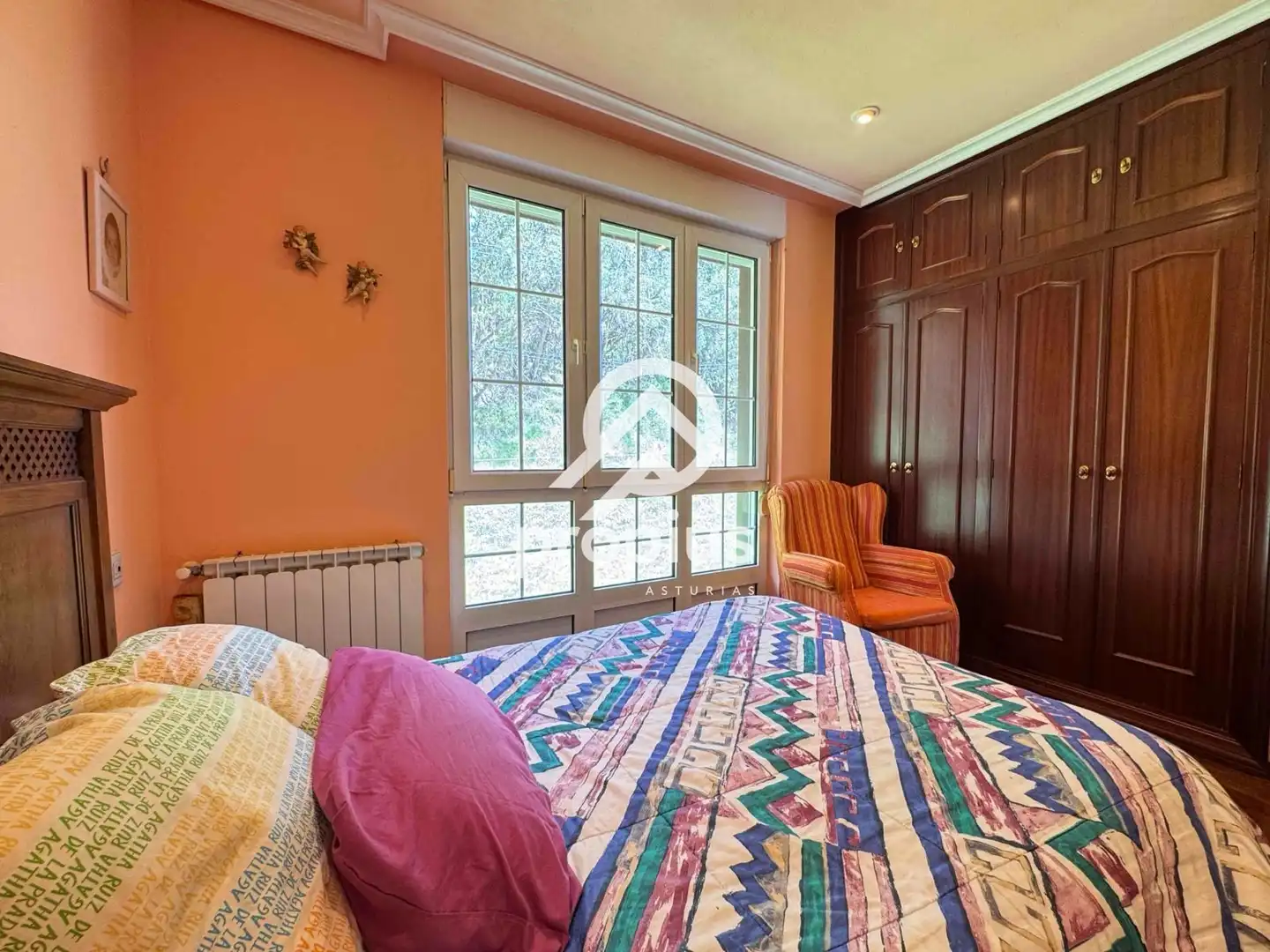 Bedroom of Houses for sale in Avilés  with Heating, Private garden and Parquet flooring