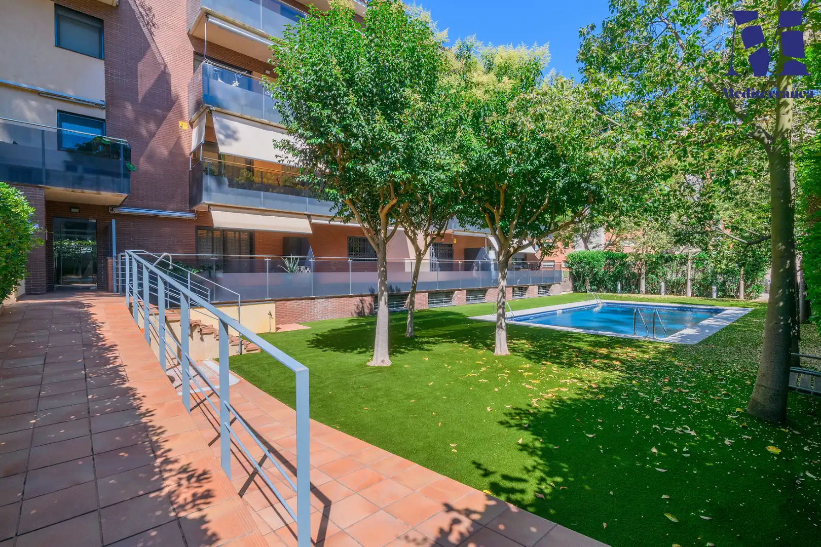 Exterior view of Flat for rent in Castelldefels  with Air Conditioner, Heating and Parquet flooring