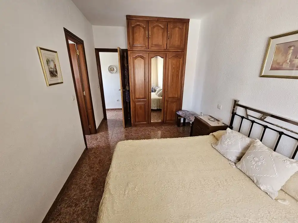 Bedroom of Flat for sale in Navas del Madroño  with Storage room, Furnished and Balcony