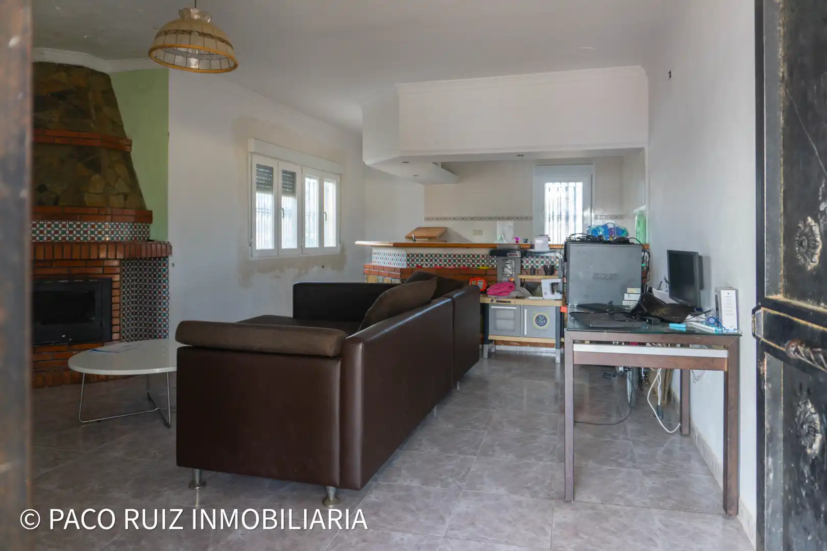 Sala de estar de Finca rústica en venta en Viator con Jardín privado, Terraza y Piscina