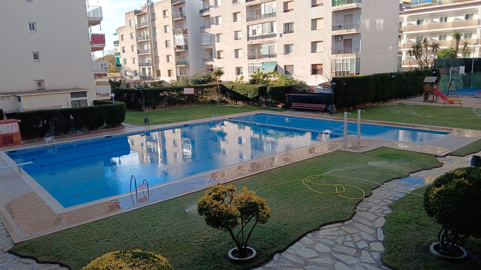 Swimming pool of Flat to rent in Malgrat de Mar  with Terrace, Furnished and Oven
