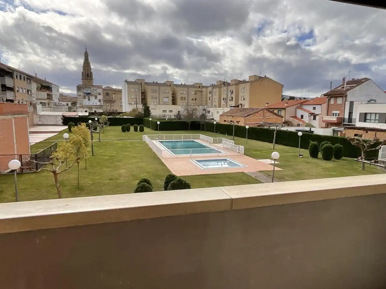 Swimming pool of Apartments for sale in Santo Domingo de la Calzada  with Heating, Parquet flooring and Storage room