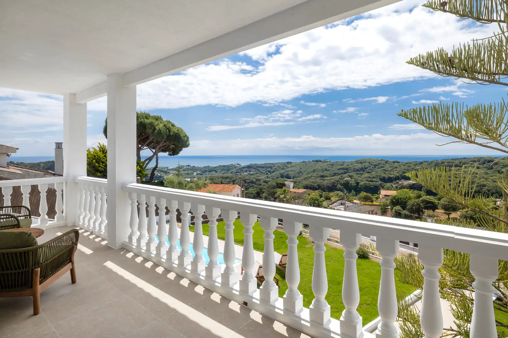 Terraza de Casa o chalet en venta en Sant Cebrià de Vallalta con Aire acondicionado, Calefacción y Jardín privado