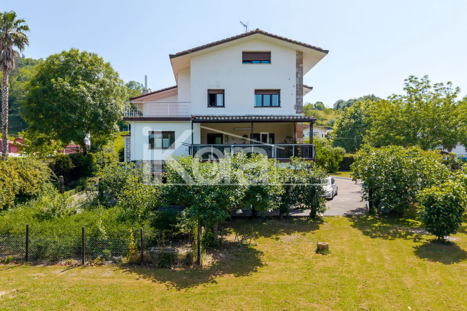 Vista exterior de Casa o chalet en venta en Usurbil con Jardín privado, Parquet y Terraza