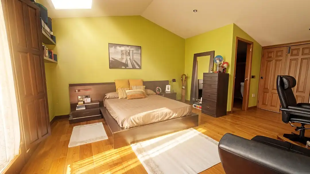 Bedroom of Houses for sale in Campo Real  with Air Conditioner, Heating and Private garden