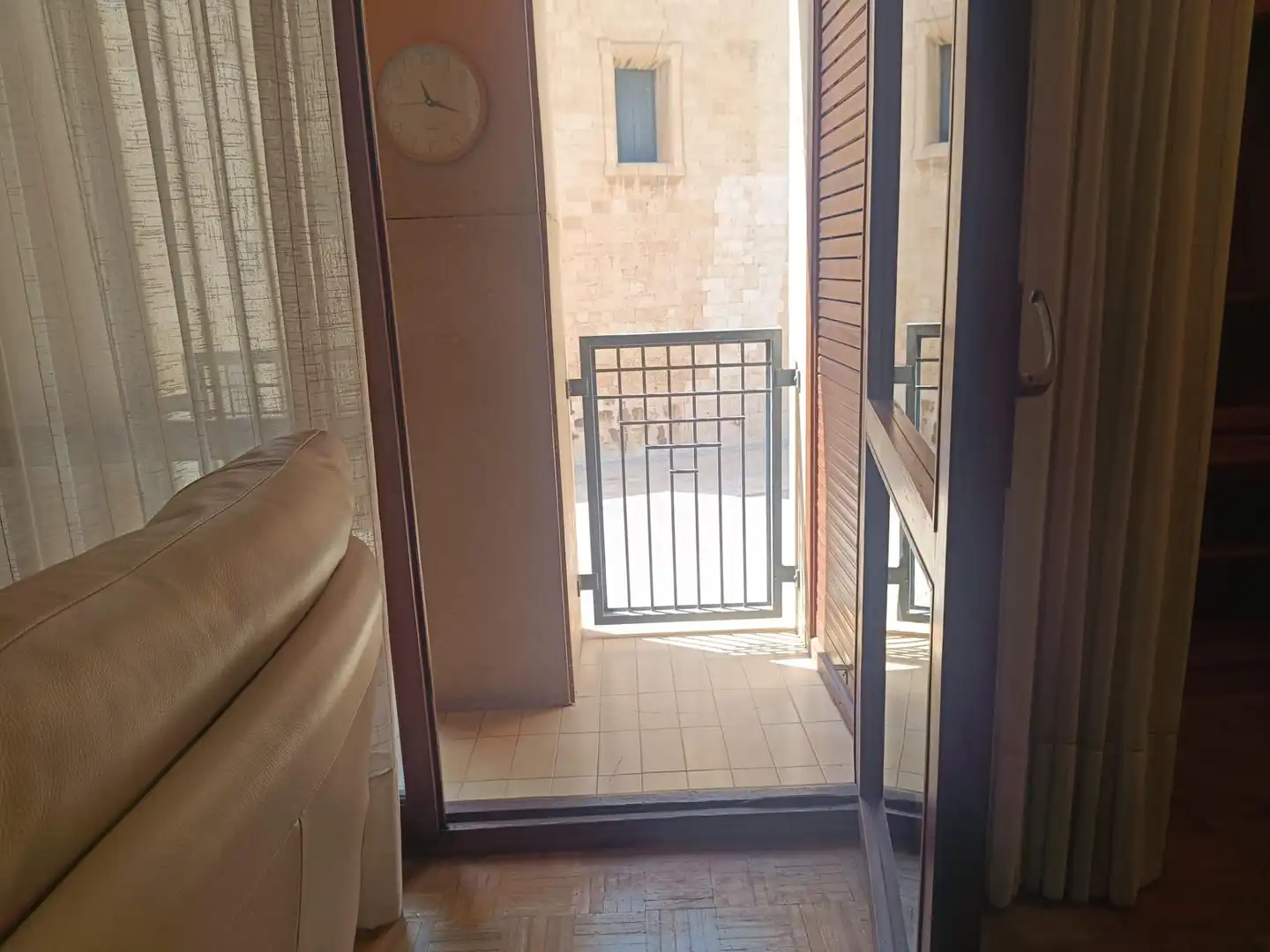 Balcony of Flat for rent in Elche / Elx  with Parquet flooring and Furnished