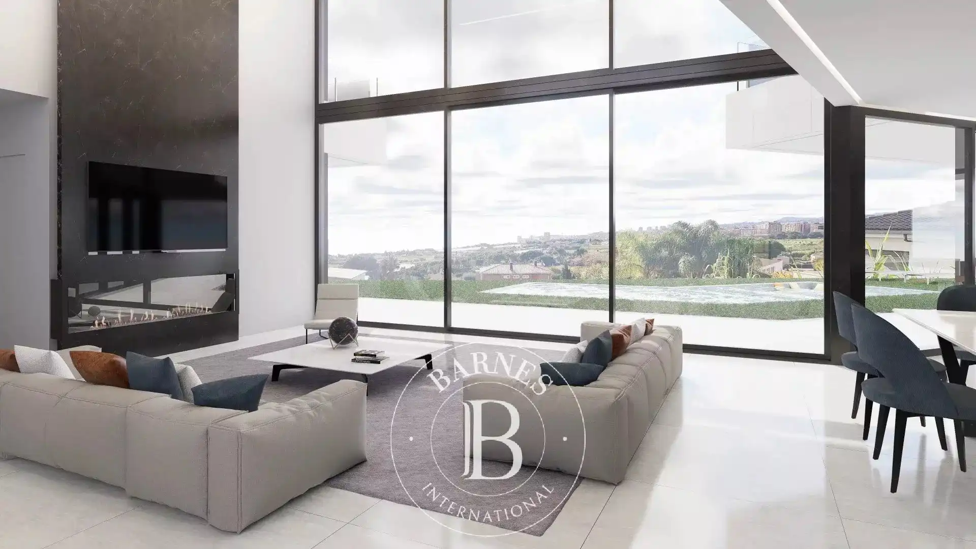 Sala de estar de Casa o chalet en venta en Mataró con Aire acondicionado, Calefacción y Jardín privado