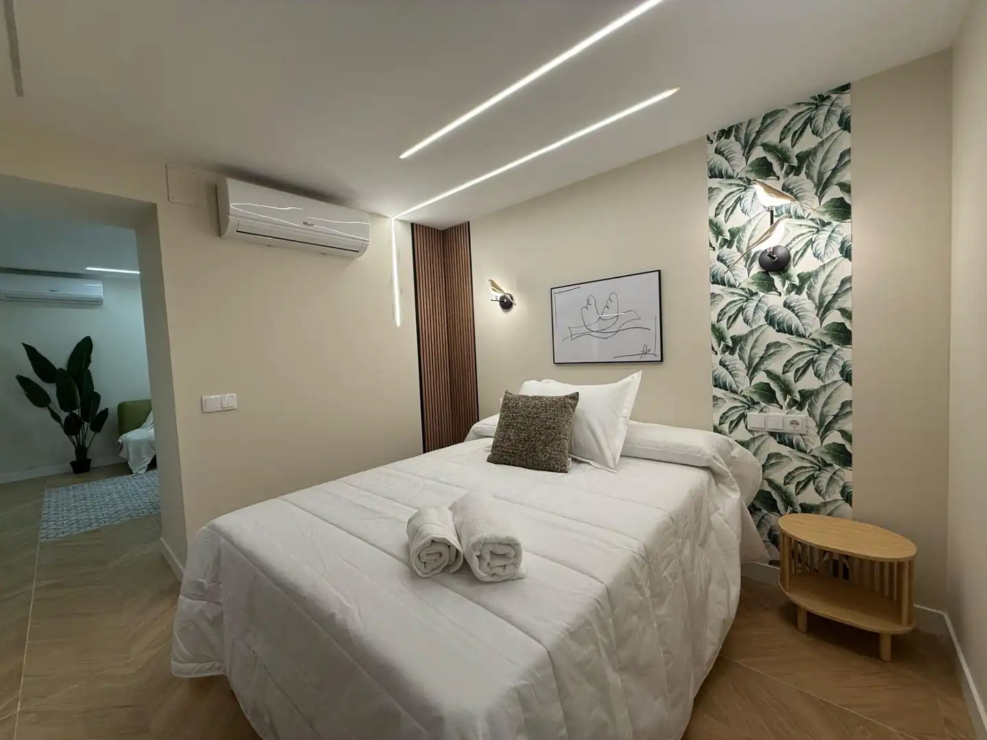 Habitación de Apartamento de alquiler en Mérida con Aire acondicionado, Terraza y Amueblado