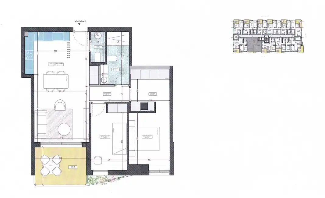 Piso en venta en Picassent con Aire acondicionado, Calefacción y Terraza