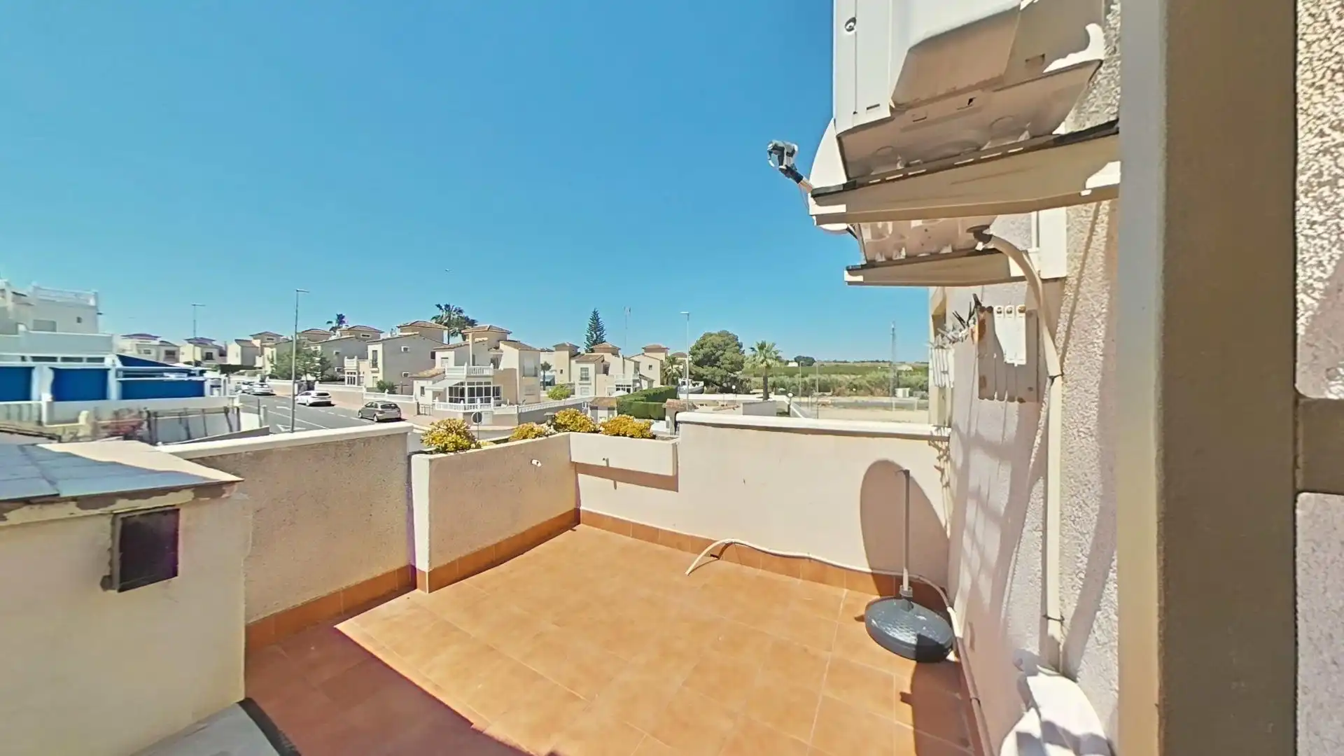 Terrasse von Maisonette zum Verkauf in Algorfa mit Klimaanlage, Heizung und Privatgarten