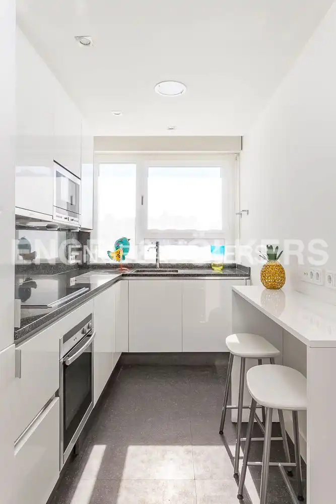 Kitchen of Attic for rent in Madrid  with Air Conditioner, Heating and Furnished