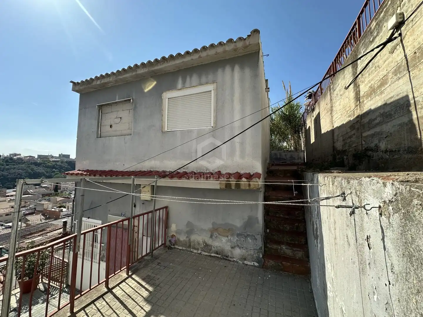 Vista exterior de Casa adosada en venda en Sabadell amb Terrassa