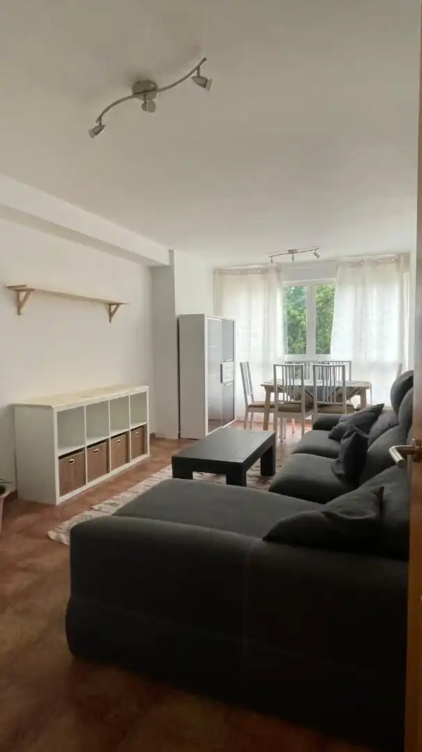 Sala d'estar de Pis de lloguer en Ferrol amb Calefacció, Moblat i Forn