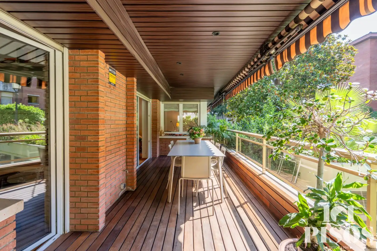 Terrace of Flat for sale in Sant Cugat del Vallès  with Air Conditioner, Heating and Private garden