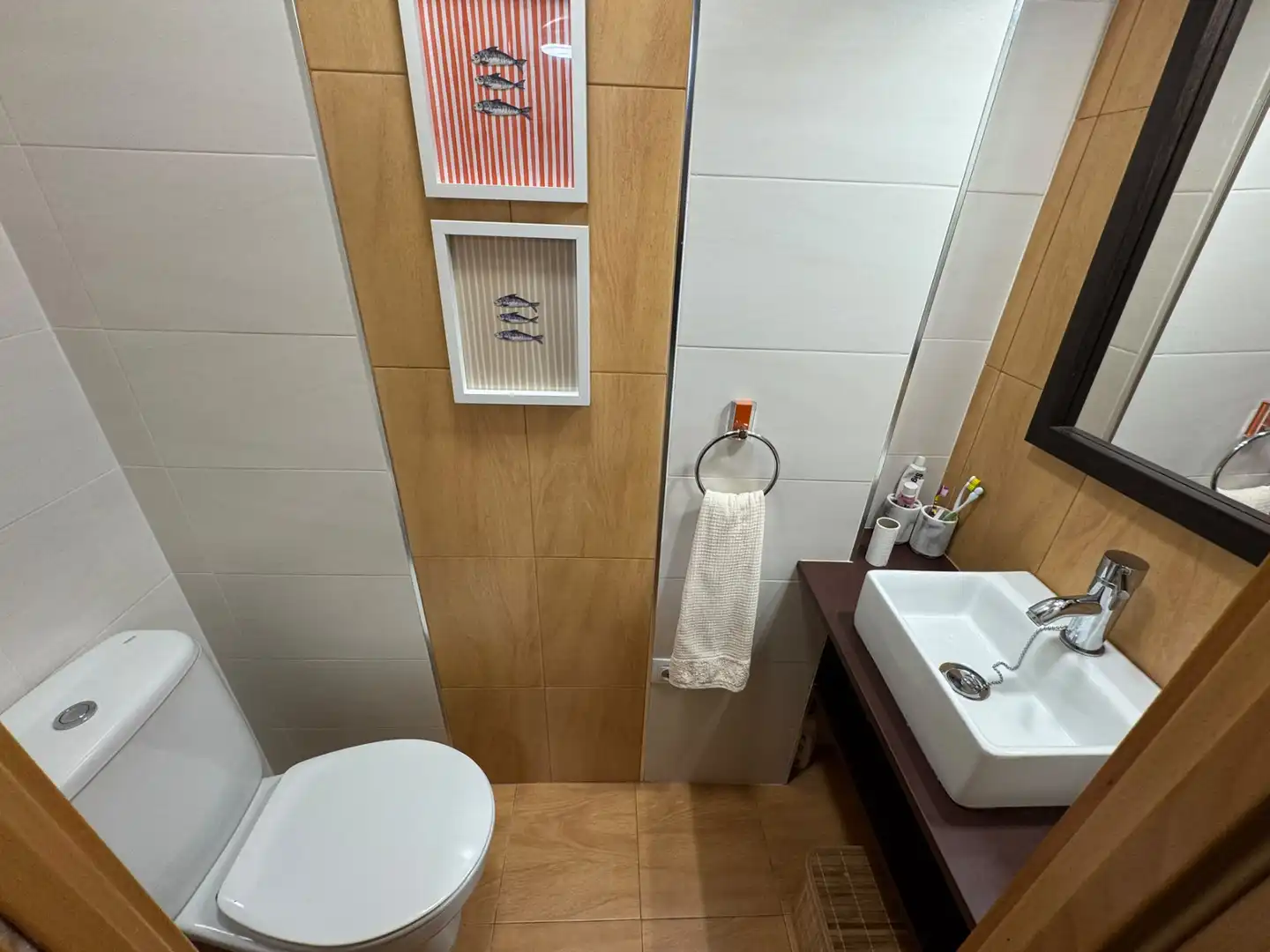 Bany de Apartament de lloguer en El Campello amb Aire condicionat, Calefacció i Moblat