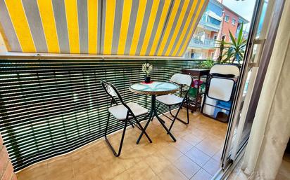 Balcony of Flat for sale in Malgrat de Mar  with Air Conditioner and Balcony