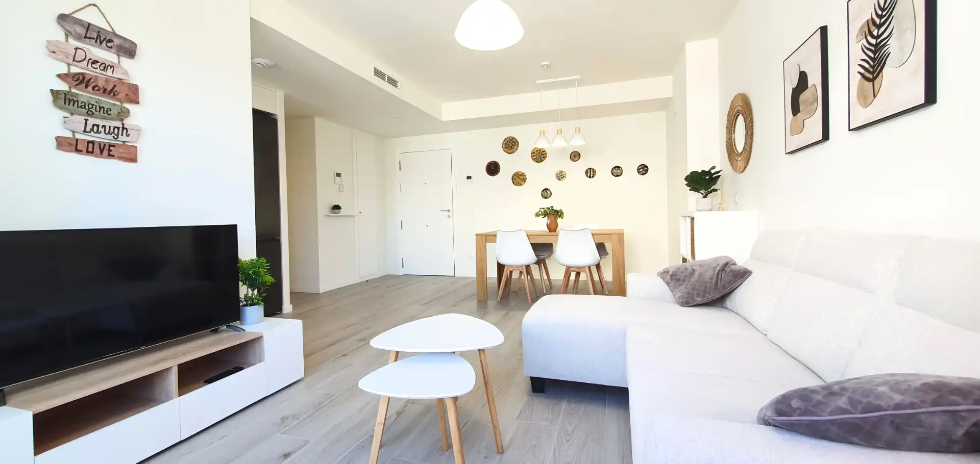 Living room of Apartments for rent in Dénia  with Air Conditioner, Heating and Terrace