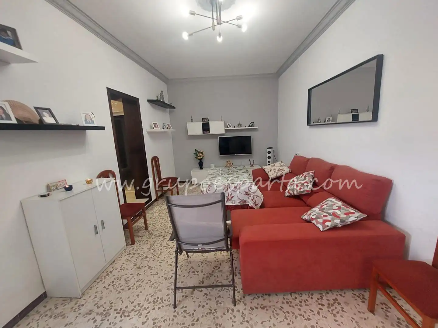 Sala de estar de Casa adosada en venta en Olivares con Aire acondicionado, Terraza y Amueblado