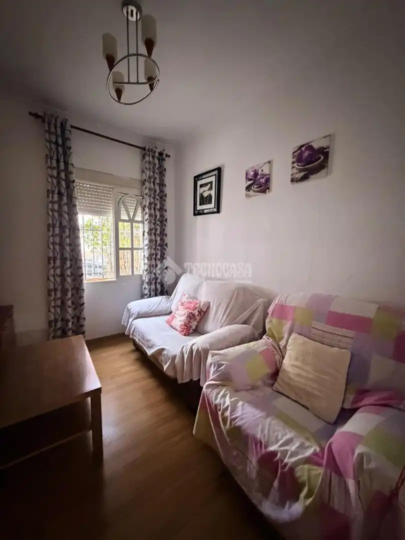 Sala de estar de Casa adosada en venta en Málaga